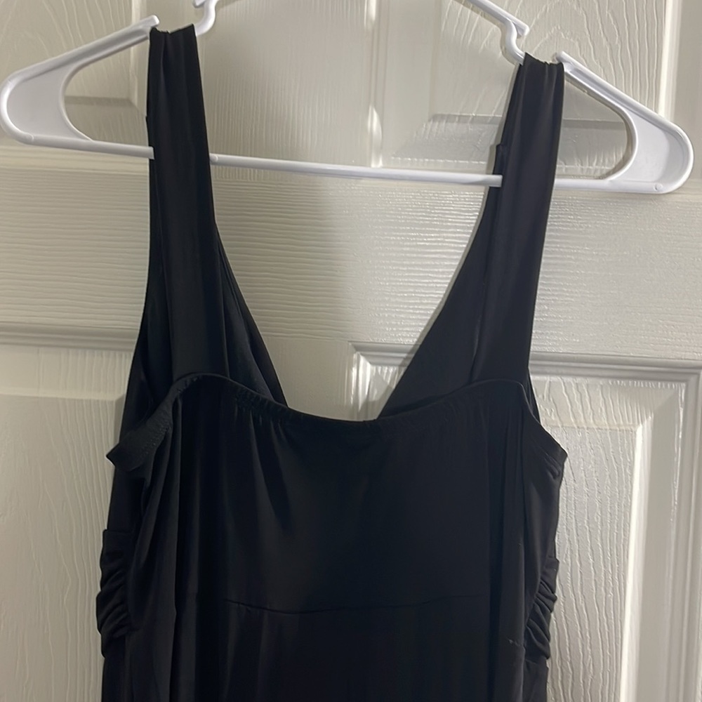 Enfocus Studio women's pleated sleeveless dress with beaded center accent, S/10P - Picture 7 of 10